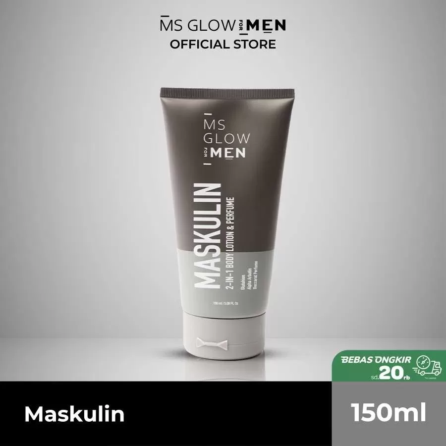 MS Glow Men Maskulin 2in1 Body Lotion & Parfume 150 ml